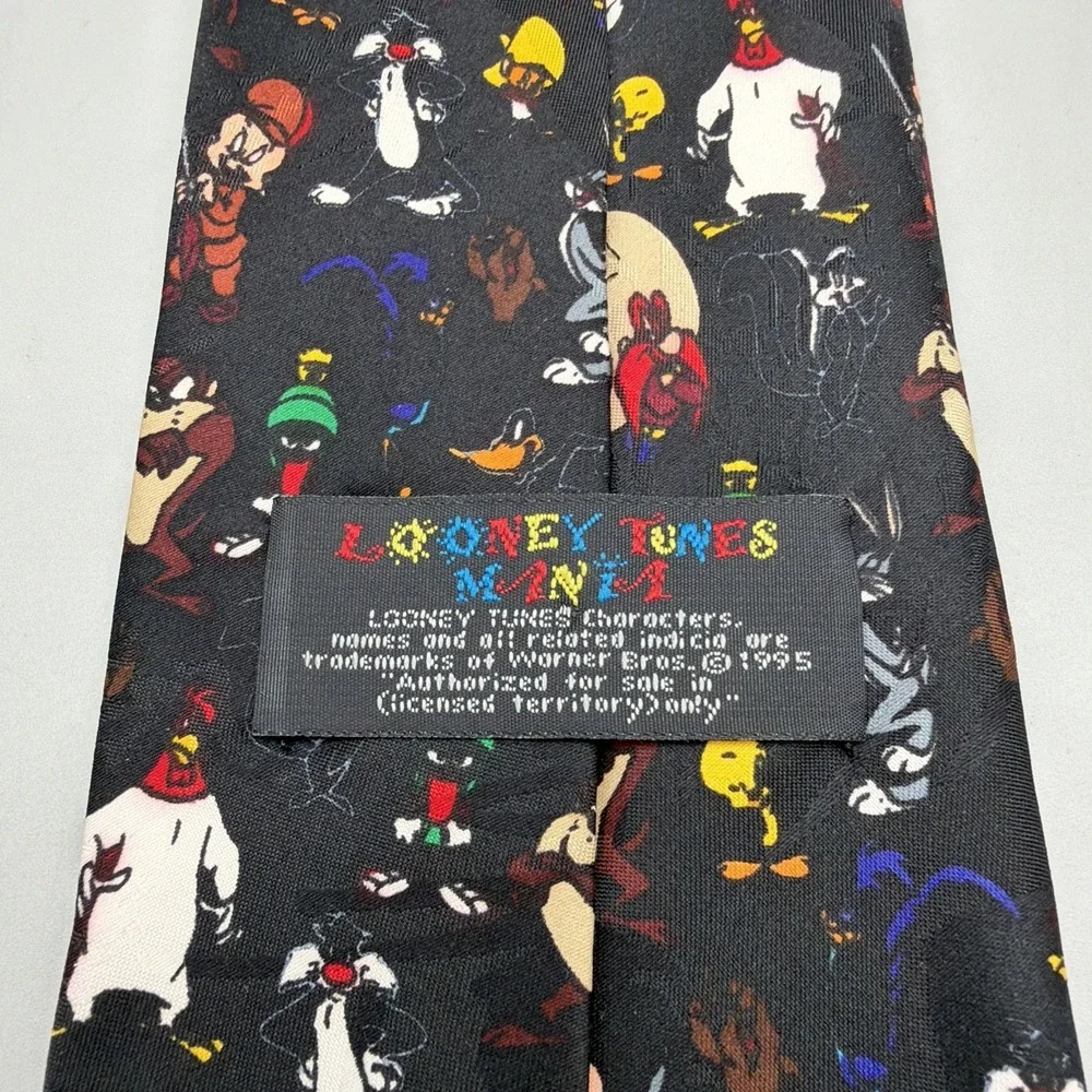 Looney Tunes Mania Vintage 1995 Men's Cartoon Character Tie